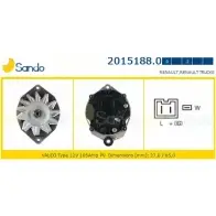 Генератор SANDO S 86EM QTXFD0 Mitsubishi Lancer 10 (CZ4A) Седан 1.6 MIVEC 117 л.с. 2010 – 2025 2015188.0