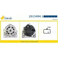 Генератор SANDO 5BR6A Renault Scenic (JM) 2 Минивэн 1.4 (JM0B. JM0H. JM1A) 98 л.с. 2003 – 2025 7C7V9 11 2015494.1