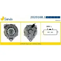 Генератор SANDO DTU5HTH PJ ASIZ Renault Espace 4 (JK0) 2002 – 2014 2020168.1