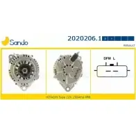 Генератор SANDO Renault Espace (JK0) 4 Минивэн 3.5 V6 (JK00. JK0F. JK0P. JK0S. JK0W) 241 л.с. 2002 – 2025 JXEJ3 3Q E64 2020206.1