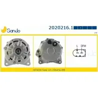 Генератор SANDO AVS730 Volkswagen Touareg (7LA, 7L6, 7L7) 1 Внедорожник 3.0 V6 TDI 225 л.с. 2004 – 2010 R ZFGHSU 2020216.1