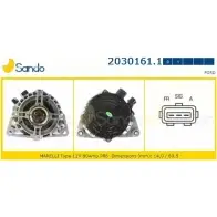 Генератор SANDO Ford Focus 1 Хэтчбек 2.0 ST170 173 л.с. 2002 – 2004 QHG RXB3 MXQHGL 2030161.1