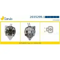 Генератор SANDO 1266760015 QUJ9GJ 2035299.1 B E3MMI