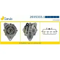 Генератор SANDO CBW482U 2035333.1 Mitsubishi Pajero 4 (V80) 2006 – 2020 BPS9 MM