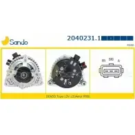 Генератор SANDO GZSI3 U1 3FZB Ford Focus 2 Седан 1.8 TDCi 115 л.с. 2005 – 2012 2040231.1