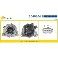 Генератор SANDO Ford Focus 2 Хэтчбек 1.8 TDCi 115 л.с. 2005 – 2012 2040264.1 XO BD7 VAN41A8