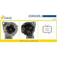 Генератор SANDO 2040428.1 Suzuki Grand Vitara (JT, TE, TD) 2 Кроссовер 3.2 AWD (TDB4. JT632. JB632) 233 л.с. 2009 – 2015 E6CHDI3 DH7 JA
