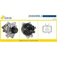 Генератор SANDO Toyota Auris (E180) 2 2012 – 2018 HVGSM 2040490.1 KNT LF3