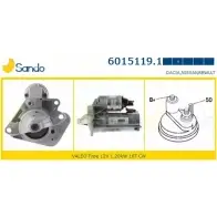 Стартер SANDO 4IUFVR1 F4L78 3D Renault Kangoo (FW) 2 Фургон 1.5 dCi 68 л.с. 2008 – 2024 6015119.1