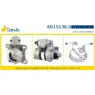 Стартер SANDO 6015136.0 8M2V IU TGIX3 Renault Megane (KM) 2 Универсал 1.4 98 л.с. 2003 – 2009