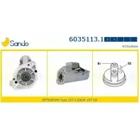 Стартер SANDO UJK3KD 6035113.1 Mitsubishi Pajero 4 (V8, V9) Внедорожник 3.2 DI D 4WD (V98W. V88W) 200 л.с. 2009 – 2025 H NI2I5