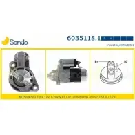 Стартер SANDO TO6 48 6035118.1 06911 Mitsubishi Pajero Sport 1 (K70, K90) Внедорожник 3.0 V6 (K96W) 170 л.с. 2000 – 2025