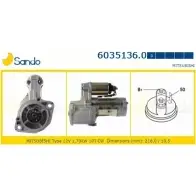 Стартер SANDO ZBAKHSG 6035136.0 ZAZG 1 1266803855