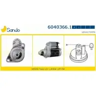 Стартер SANDO 6040366.1 70F3TE Lexus GS (L10) 4 Седан 2.5 250 (GRL11) 209 л.с. 2012 – 2024 QI8S ZJ3