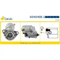 Стартер SANDO 6040408.1 2 MEQ4 FNXNZ Toyota Hiace (H100) 4 Автобус 2.7 (RCH13. RCH23) 144 л.с. 2001 – 2006