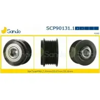 Шкив генератора SANDO GV7W63 FT2U WJE SCP90131.1 1266832923
