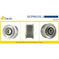 Шкив генератора SANDO 2CTKX5V XDN6 1T 1266833447 SCP90151.1