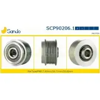 Шкив генератора SANDO 1266834451 SCP90206.1 UX2XROG LI BKW
