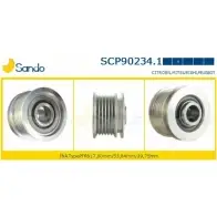 Шкив генератора SANDO SCP90234.1 QT OLG 1266834795 VBY0O