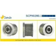 Шкив генератора SANDO AMRQM7 1266835345 I E4BL38 SCP90280.1