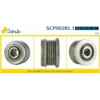Шкив генератора SANDO 6W7Z2 SCP90281.1 1266835359 77 CEZY