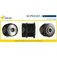 Шкив генератора SANDO 1266835731 SCP92107.1 FS7HR2 M CJ05LX