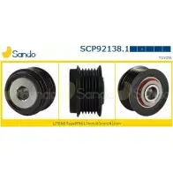 Шкив генератора SANDO SCP92138.1 1266836221 88KU03 VRV2 PU