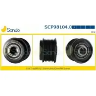 Шкив генератора SANDO SCP98104.0 WVIH8 T7Q VR43 1266836371