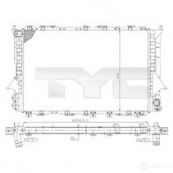 Радиатор охлаждения двигателя TYC 8717475025002 Y1G4L 4P Audi A6 (C4) 1 1994 – 1997 7020028