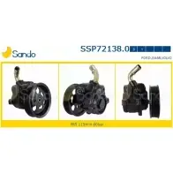 Гидроусилитель, насос гур SANDO ATAE Y7 SSP72138.0 UO0F9Y Ford Fiesta 4 (DX, JA, JB) Хэтчбек 1.8 D 60 л.с. 1995 – 2000