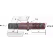 Болт колеса CASALS MJ0ZT FRE QFC9 1268828555 21126