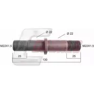 Болт колеса CASALS NFSKC 21146 1268828641 653 0CU