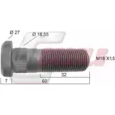 Болт колеса CASALS KLKEW0P 1268829679 S J2GBJ 21199