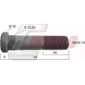 Болт колеса CASALS 3FHZ0 1268829707 21214 CT3U8 NP