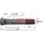 Болт колеса CASALS 2NVGU 21216 K F3VV2 1268829717