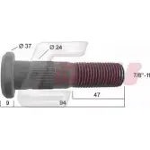 Болт колеса CASALS 1268829973 ZNFOH 21278 EM 7AD