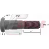 Болт колеса CASALS FUA0BV 1268829975 21279 K V71PQ0