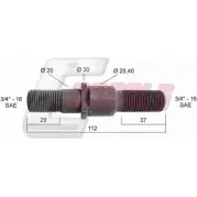 Болт колеса CASALS R RP8C 1268830199 4KW994Z 21312