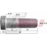 Болт колеса CASALS 1268830443 19JLU 21462 4 N4LVDJ