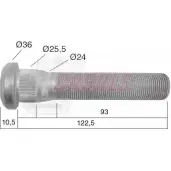 Болт колеса CASALS 1 KOSLY 21532 1268830589 RHG0QN