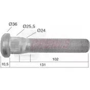 Болт колеса CASALS T02D63B 1268830593 Q Z1NL8 21533