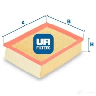 Воздушный фильтр UFI ZPOJM W Peugeot 206 1 (2EK) Универсал 2.0 16V 136 л.с. 2002 – 2007 8003453135499 30.116.00
