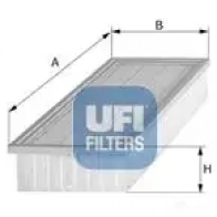 Воздушный фильтр UFI 30.111.00 1337791 V2F1Z PZ 8003453135475