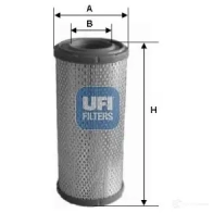 Воздушный фильтр UFI Infiniti M (Y50) 3 Седан 3.5 h 364 л.с. 2011 – 2012 27.396.00 8003453101364 Y Y60O