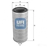Воздушный фильтр UFI 27.944.00 1337572 8003453097919 DZ08QR A