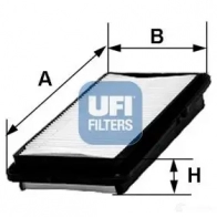 Воздушный фильтр UFI 1337940 30.269.00 KB8FZ5 4 8003453137127