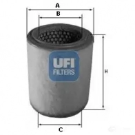 Воздушный фильтр UFI DI4 ZTF 1337530 8003453097391 27.890.00