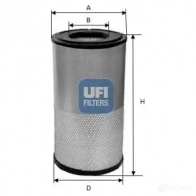 Воздушный фильтр UFI 8003453102859 1337630 27.A17.00 7H 0P40P