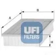 Воздушный фильтр UFI Ford Fiesta 4 (DX, JA, JB) Хэтчбек 1.0 i 65 л.с. 1999 – 2002 30.263.00 FNF ZGWB 8003453137035