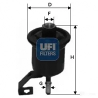 Воздушный фильтр UFI A OD05 30.829.00 8003453132788 1338197
